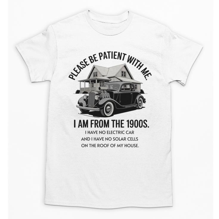 Forgive Me I'm From The 1900s No E-Car No SolarCells Premium Tri-Blend Unisex T-Shirt