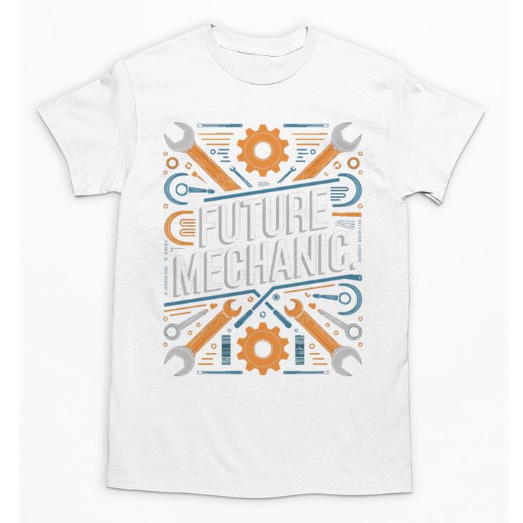 Future Mechanic Graduation School Kids Toddler Women Men Gag Unisex T-Shirt
