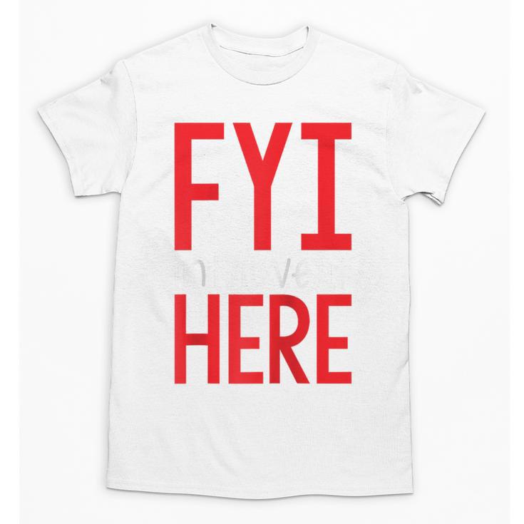 Fyi Introvert Here Raglan Baseball Tee Unisex T-Shirt