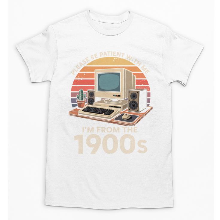 Geek Please Be Patient I'm From The 1900s Retro Computer PC Unisex T-Shirt