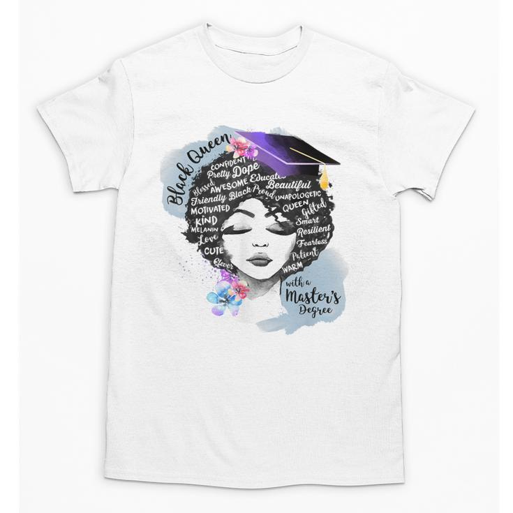 Graduation Masters Degree Woman Queen Graduate 2025 Unisex T-Shirt