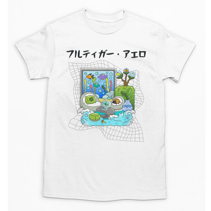 Grass Fun UI UX Er Computer Retro Fish Frutiger Aero Unisex T-Shirt