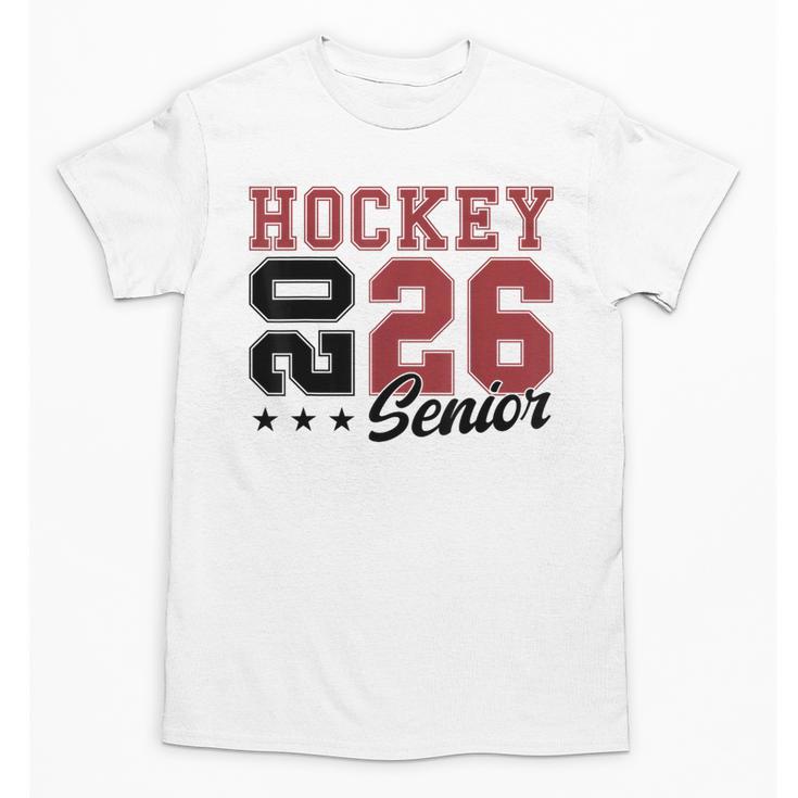 Hockey Senior Night Hockey Senior 2026 Graduation 59 Unisex T-Shirt