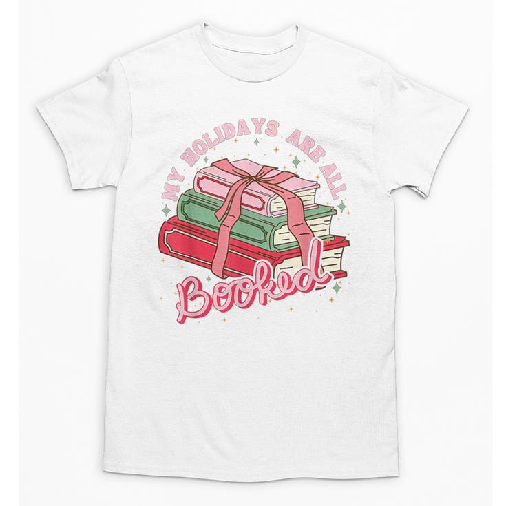 My Holidays Are All Booked Christmas Reading Books Bookish Unisex T-Shirt