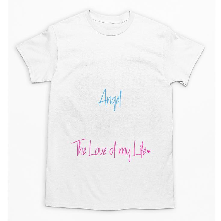 My Husband My Angel In Heaven In Loving Memory Of My Husband Premium Tri-Blend Unisex T-Shirt My Husband My Angel In Heaven In Loving Memory Of My Husband Premium Tri-Blend Unisex T-Shirt