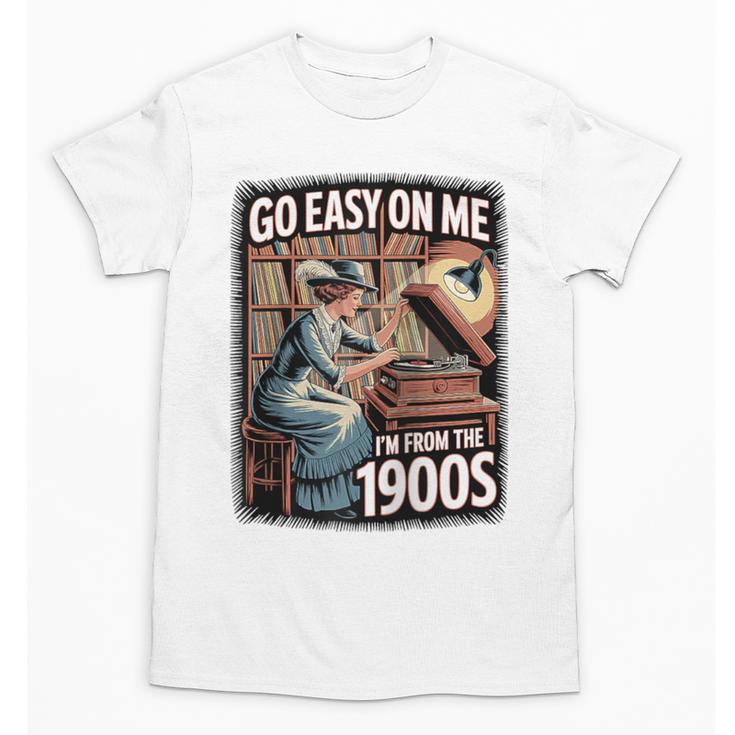 I'm From The 1900s Vinyl Record Lover For Women Raglan Baseball Tee Unisex T-Shirt