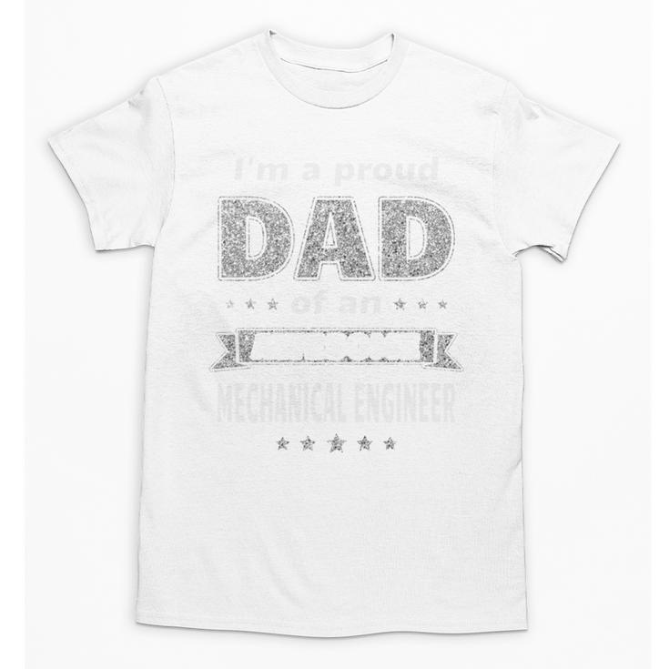 I'm A Proud Dad Of An Awesome Mechanical Engineer Graduation Unisex T-Shirt