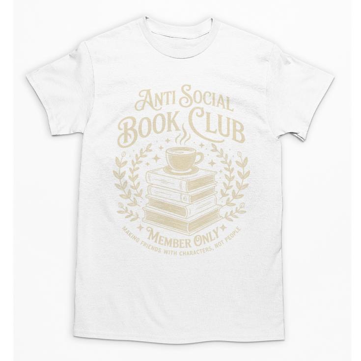 Introvert Books Club Member Coffee Book Lovers Vintage Premium Tri-Blend Unisex T-Shirt