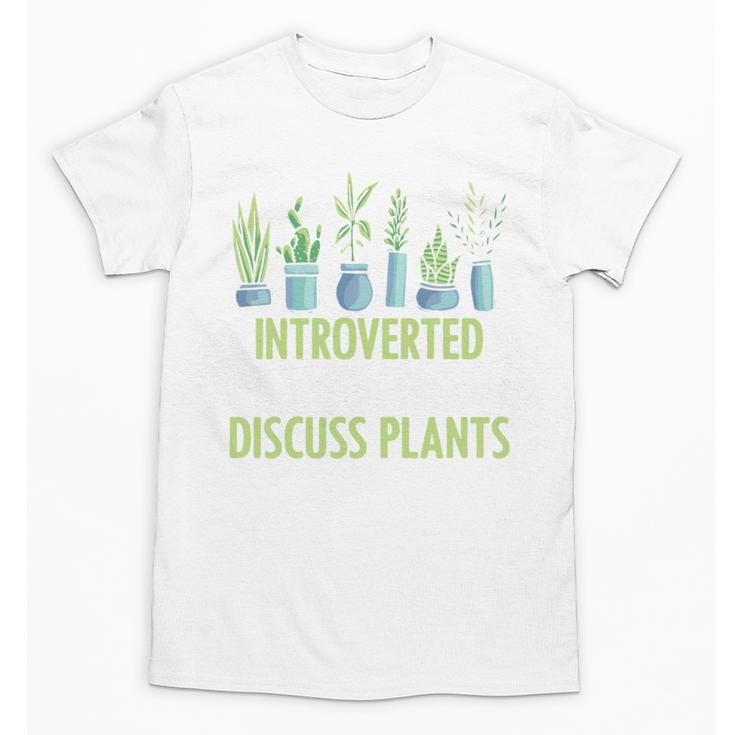 Introvert Farming Life Gardening For Geeky Plant Lover Unisex T-Shirt