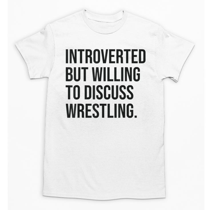Introverted Wrestler Wrestling Introvert Unisex T-Shirt