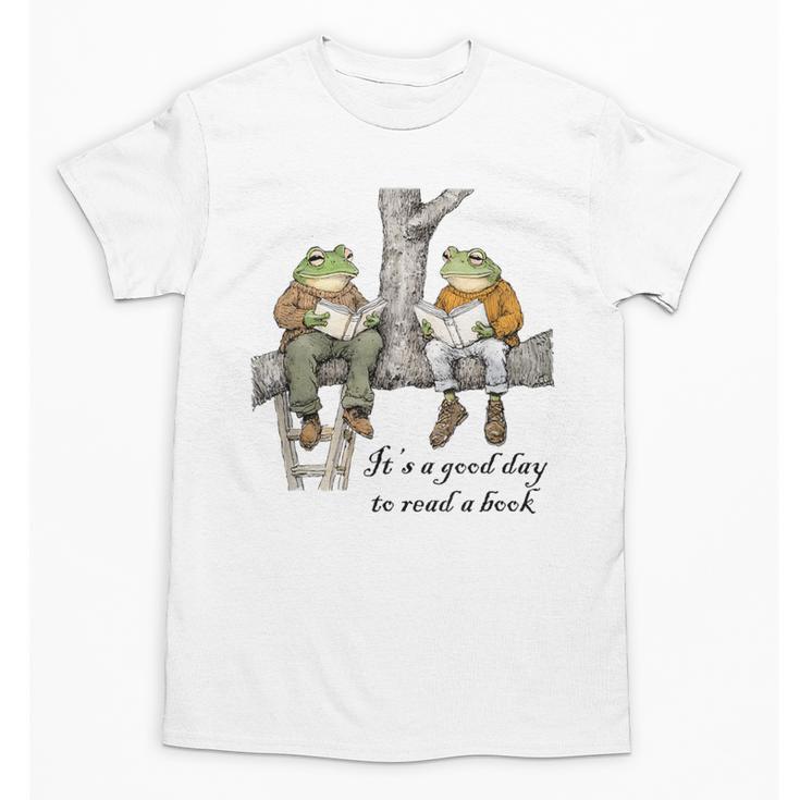 It's A Good Day To Read A Book Frog Toad Unisex T-Shirt