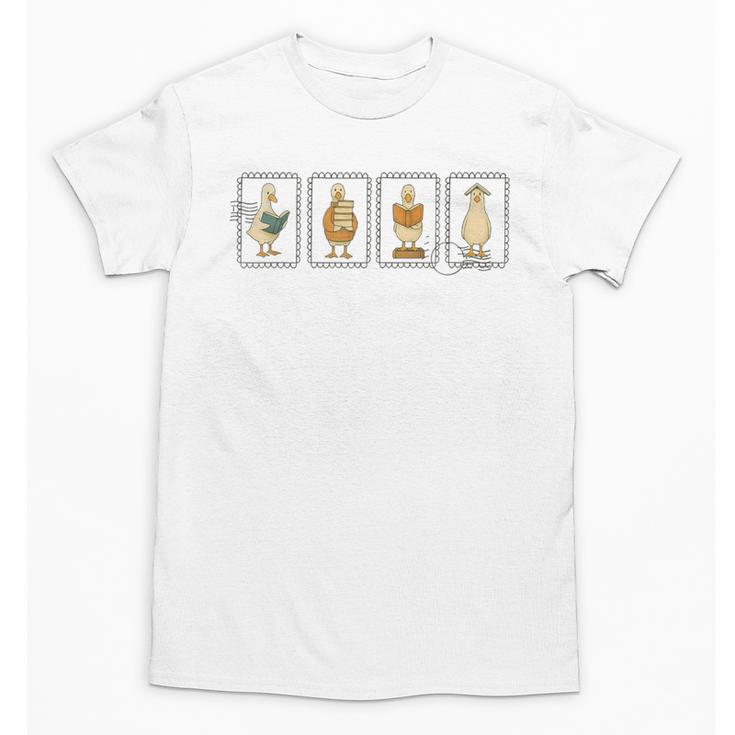 Just A Bookish Goose Reader SillyGoose Book Lover Outfit Unisex T-Shirt