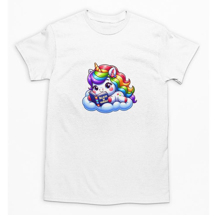 Just One More Chapter Bookish Book Unicorn Reading Book Unisex T-Shirt