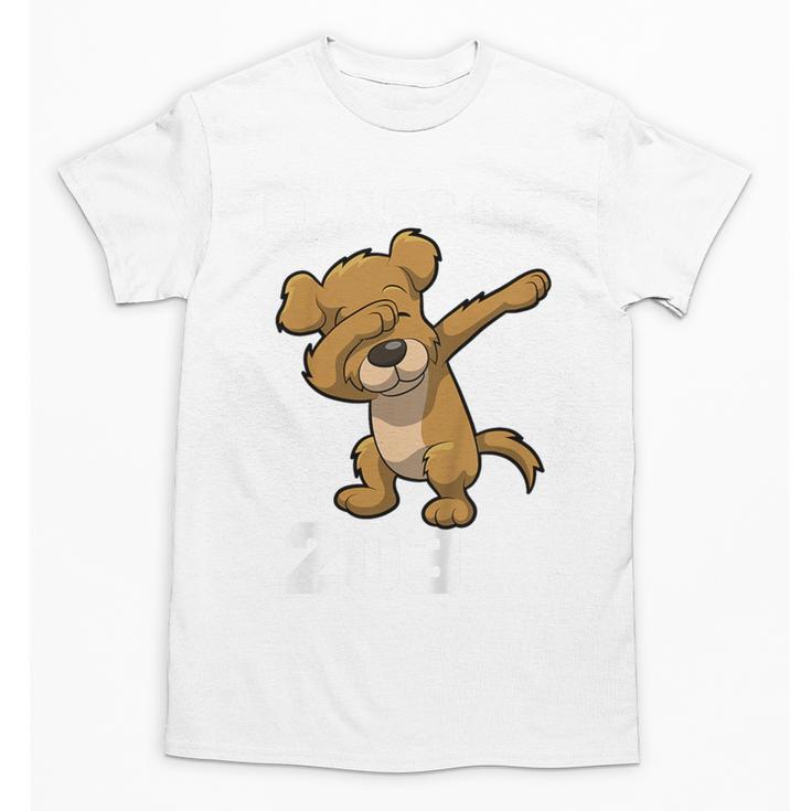 Kids Class Of 2031 Shirt Graduation Dabbing Dog Shirt Unisex T-Shirt