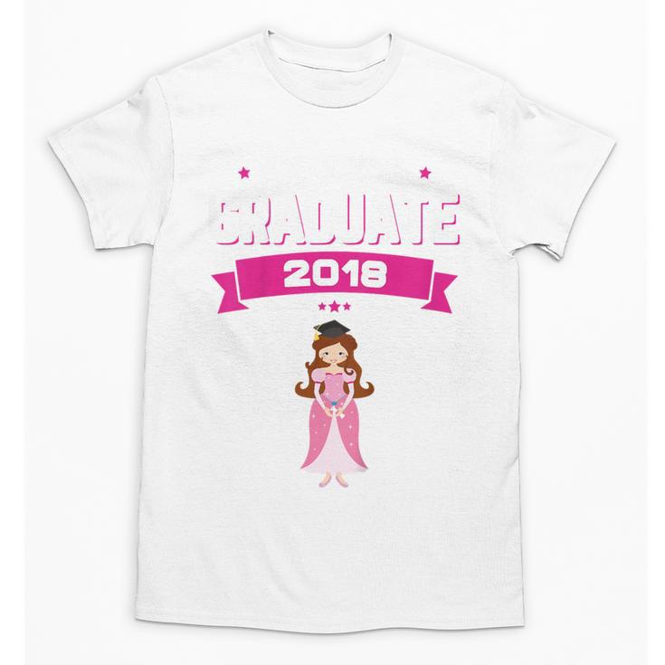 Kids Princess Girl Preschool Graduate 2018 Graduation Pre-K Unisex T-Shirt