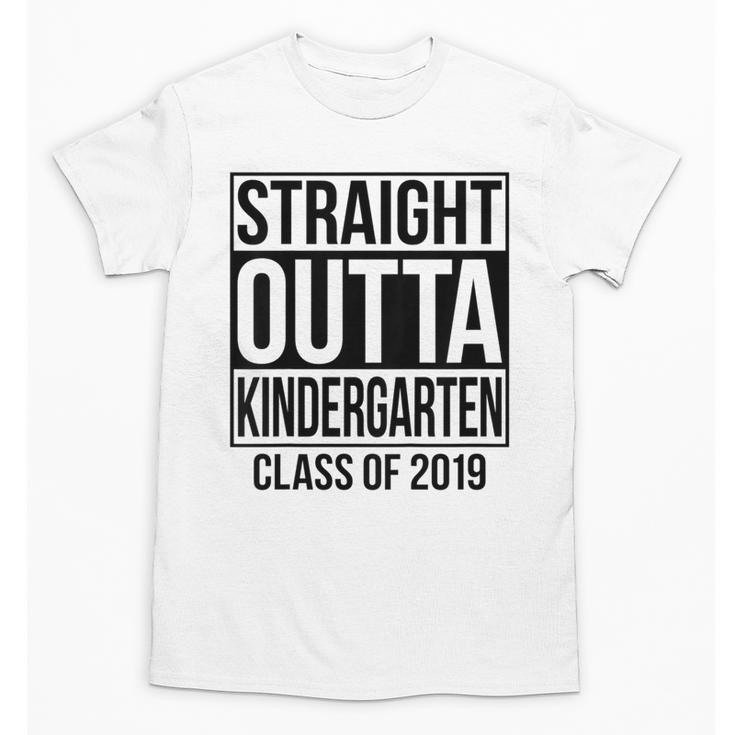 Kids Straight Outta Kindergarten Class Of 2019 Graduation Unisex T-Shirt