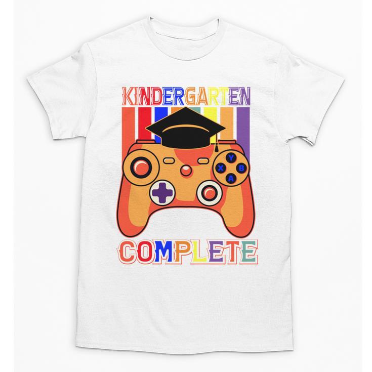 Kindergarten Graduation Level Complete Gamer Graduation Kids Unisex T-Shirt