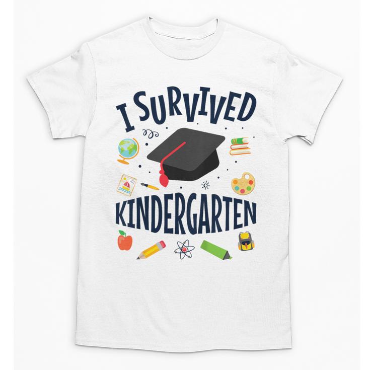 Kindergarten Graduation Shirt I Survived Kindergarten Unisex T-Shirt