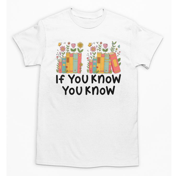 If You Know You Know 6 7 Reading Books Merry Christmas Unisex T-Shirt