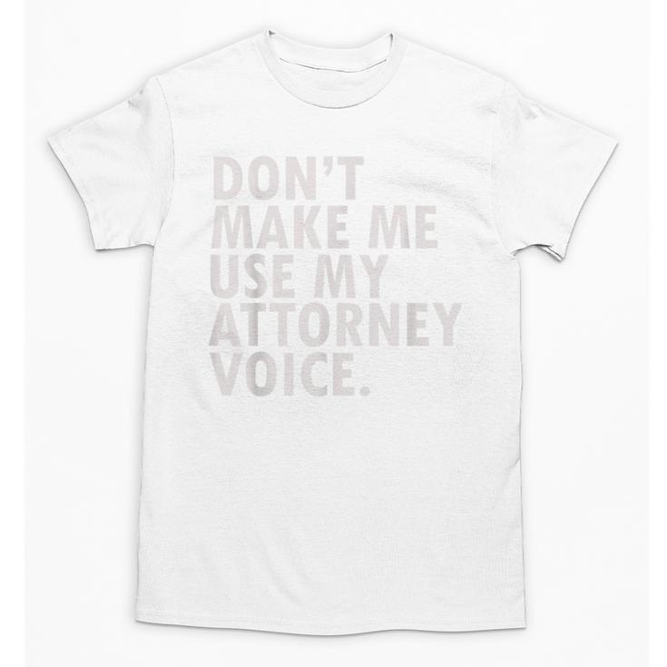 Lawyer Law School Graduation Shirt Attorney T-Shirt Unisex T-Shirt
