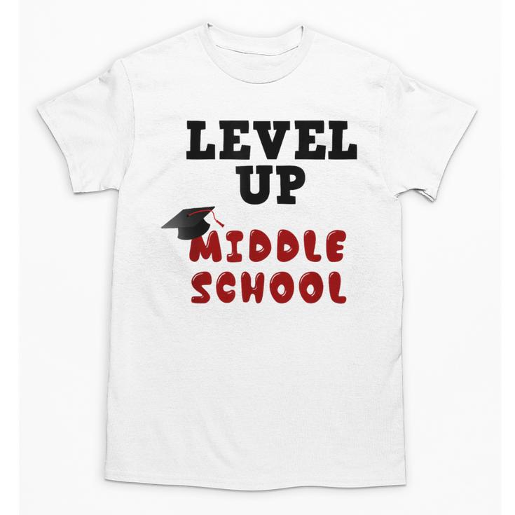 Level Up Middle School 5th Grade Graduation Unisex T-Shirt