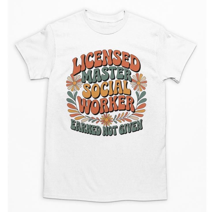 Licensed Social Worker Masters MSW LMSW Graduation 2026 Premium Tri-Blend Unisex T-Shirt