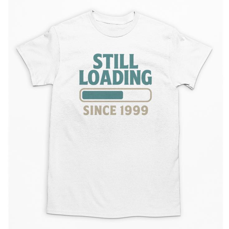 Still Loading Since 1999 Retro Tech Nostalgia Premium Tri-Blend Unisex T-Shirt