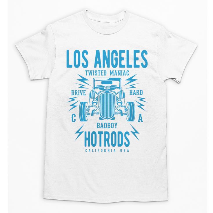 Los Angeles Hotrods Automotive Nostalgia Premium Tri-Blend Unisex T-Shirt