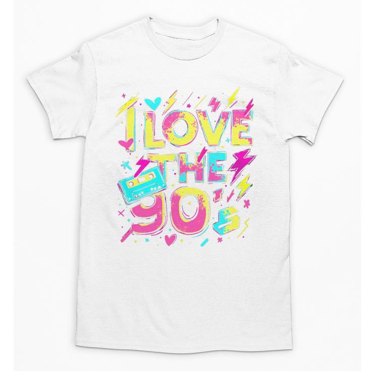 I Love The 90'S 90s Retro Nostalgia Premium Tri-Blend Unisex T-Shirt