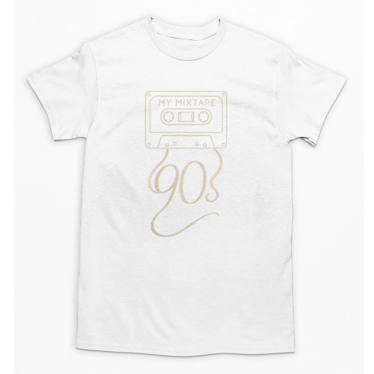 My Mixtape 90s – Retro Cassette Tape Nostalgia Premium Tri-Blend Unisex T-Shirt