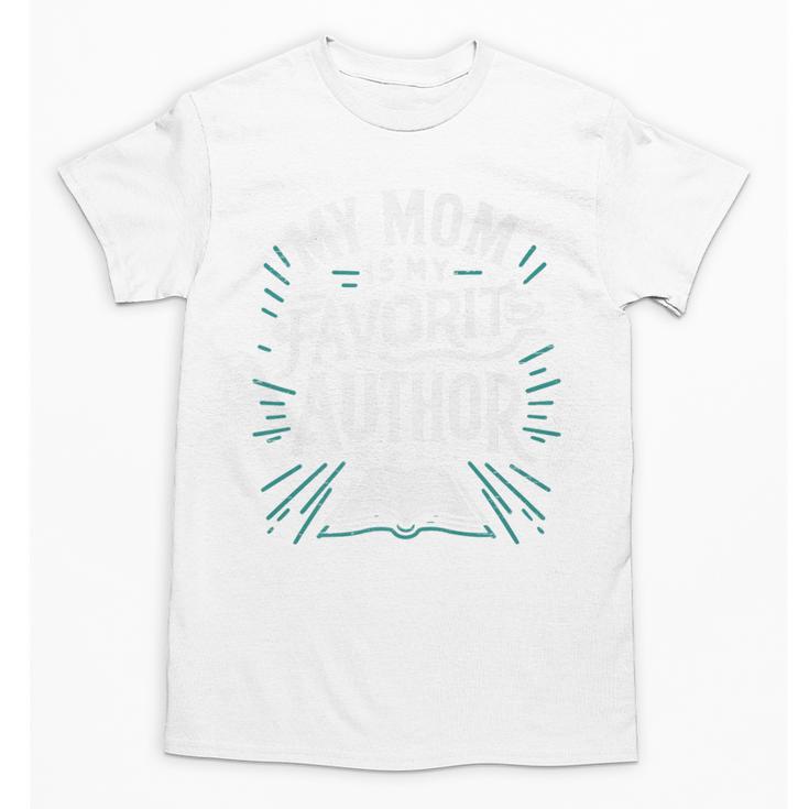 My Mom Is My Favorite Author Book Lover Premium Unisex T-Shirt