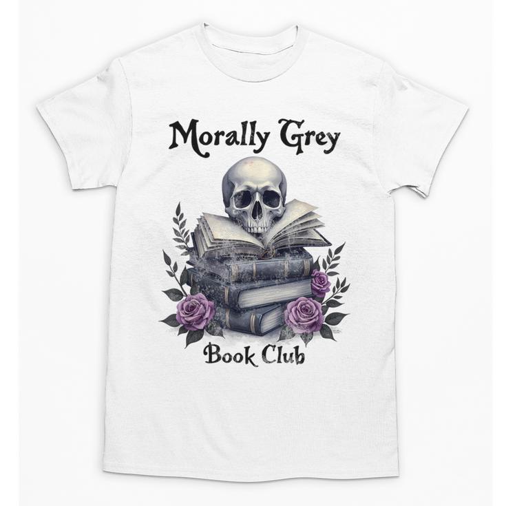 Morally Grey Book Club Gothic Vintage Style Unisex T-Shirt