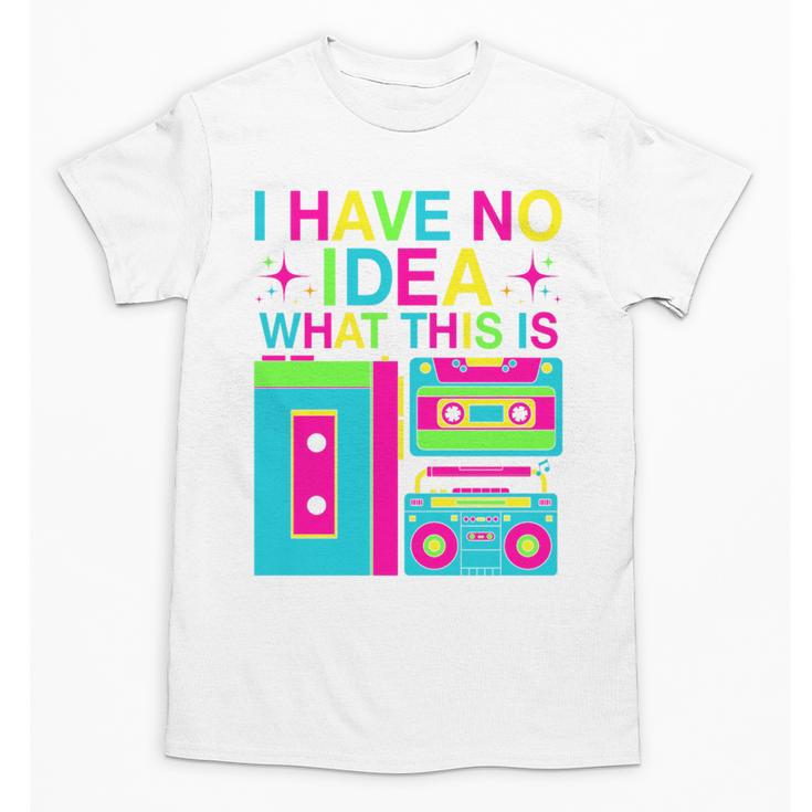I Have No Idea What This Is Retro 70's 80's 90's Nostalgia Premium Tri-Blend Unisex T-Shirt