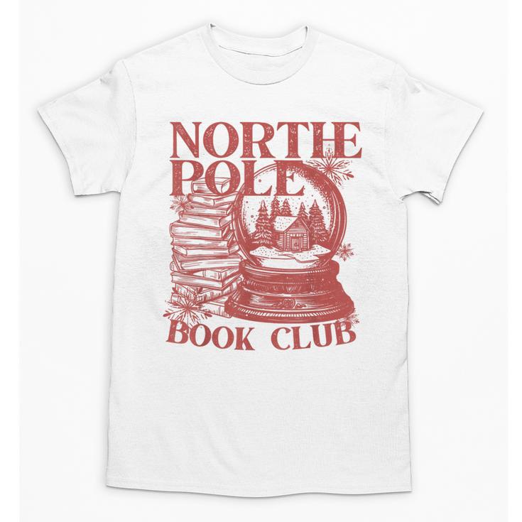 North Pole Book Club Christmas Unisex T-Shirt