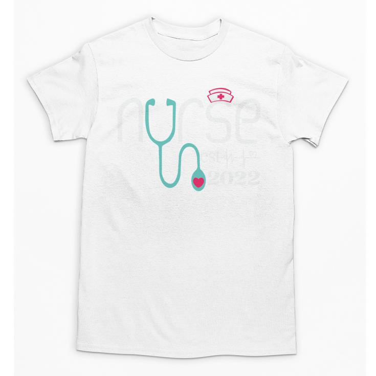 Nurse Est 2022 Rn Nursing School Graduation Graduate Unisex T-Shirt