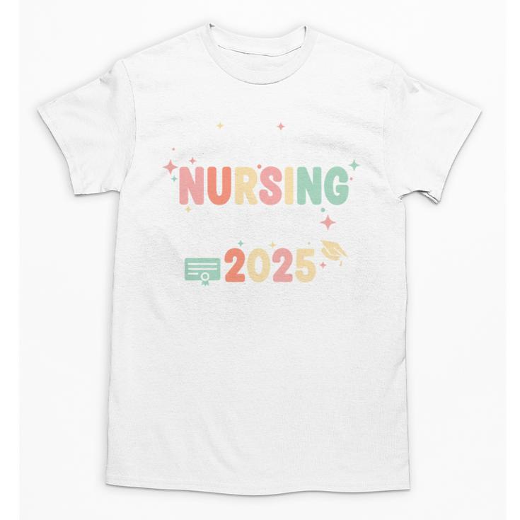 Nurse I Survived Nursing School Class Of 2025 Graduation Unisex T-Shirt