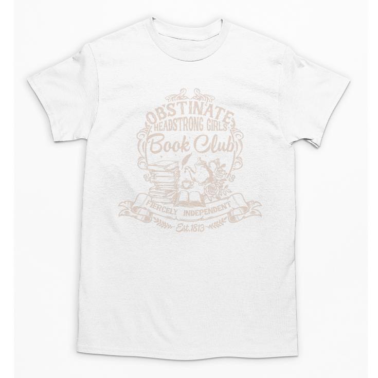 Obstinate Headstrong Girls Book Club Jane Austen Premium Tri-Blend Unisex T-Shirt