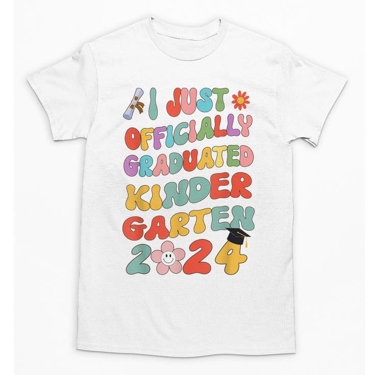 I Officially Graduated Kindergarten Graduation Class 2024 Unisex T-Shirt