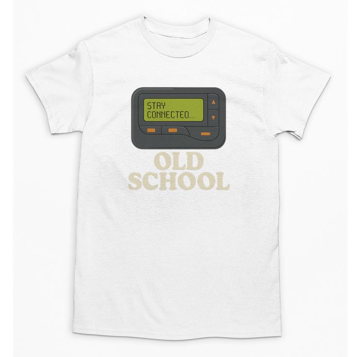 Old School 90s Pager Retro Nostalgia Vintage Tech Gen Unisex T-Shirt