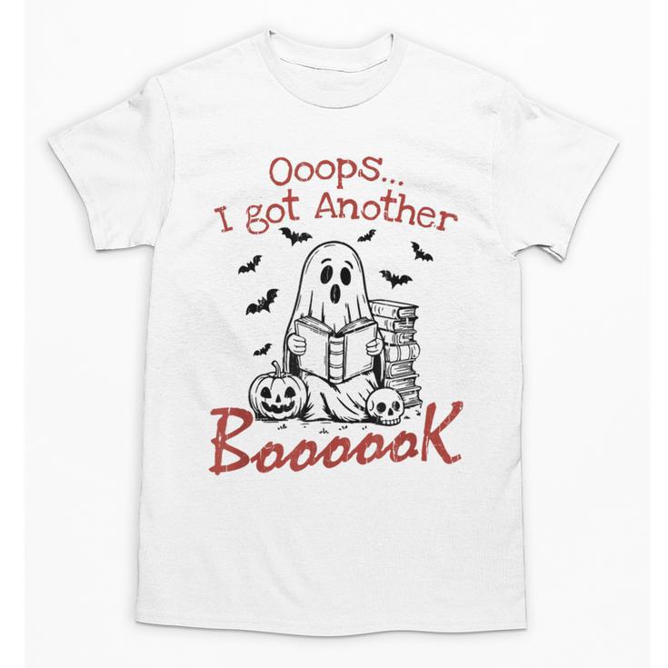 Oops I Got Another Book Boo Ghost Read Book Unisex T-Shirt