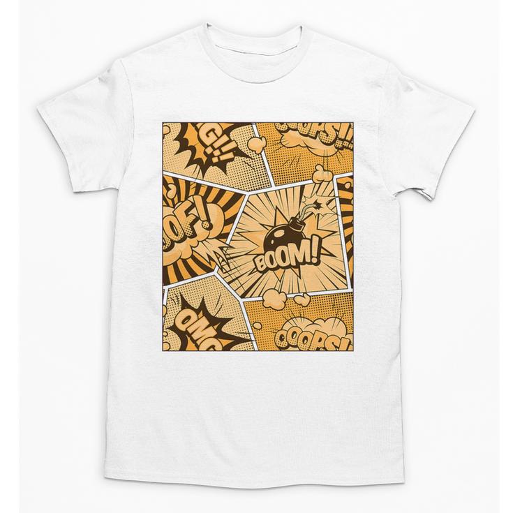 Orange Comic Book Orange Color Graphic Premium Tri-Blend Unisex T-Shirt