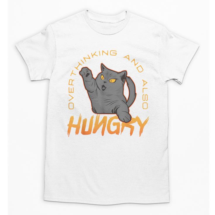 Overthinking And Also Hungry Introverted Overthinker Unisex T-Shirt