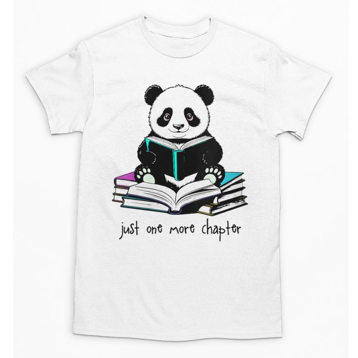 Panda Reading Chapter Books Unisex T-Shirt