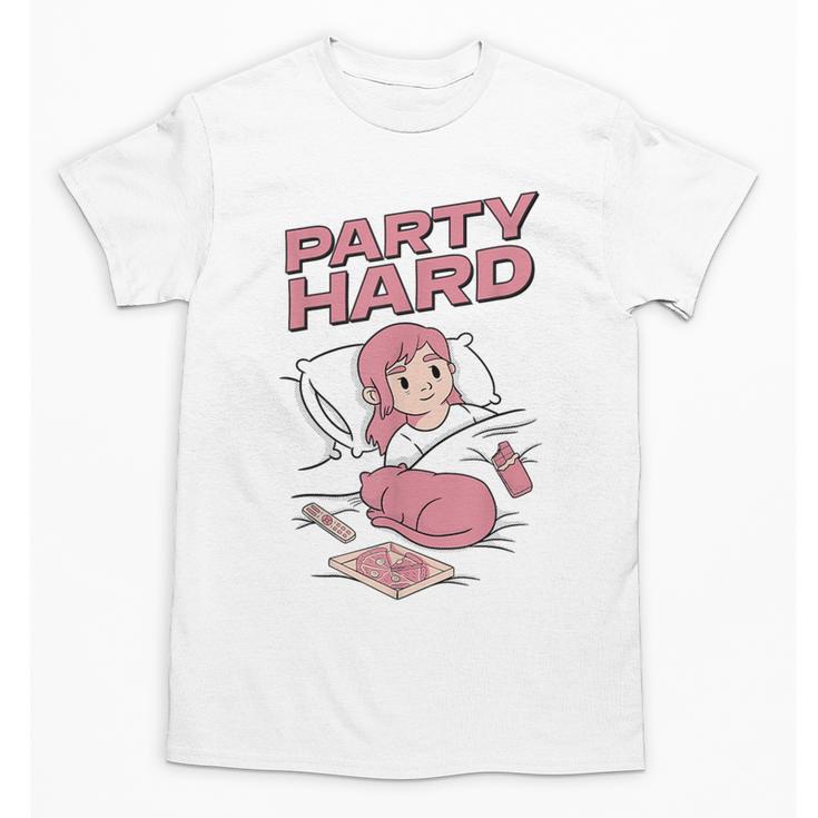 Party Hard Comfortable Stay At Home Introvert Unisex T-Shirt