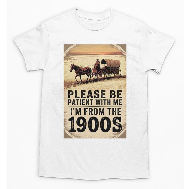 Be Patient With Me I'm From The 1900s Birthday Retirement Premium Tri-Blend Unisex T-Shirt