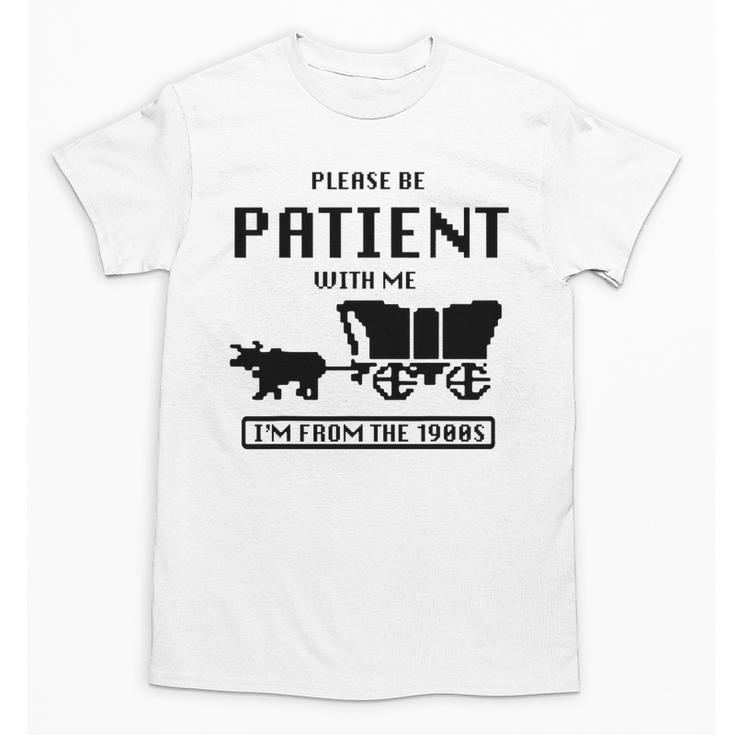 Be Patient With Me I'm From The 1900s Premium Tri-Blend Unisex T-Shirt