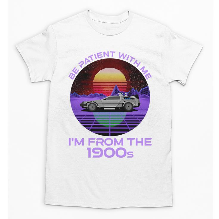 Be Patient With Me I'm From The 1900s Synthwave Unisex T-Shirt