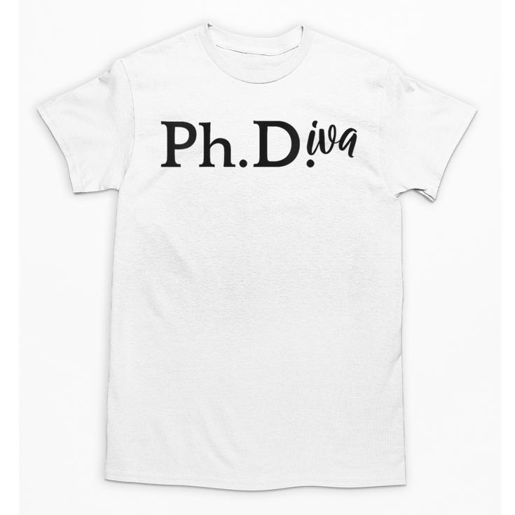 PhD Graduation Women Doctorate Degree PhDiva Unisex T-Shirt