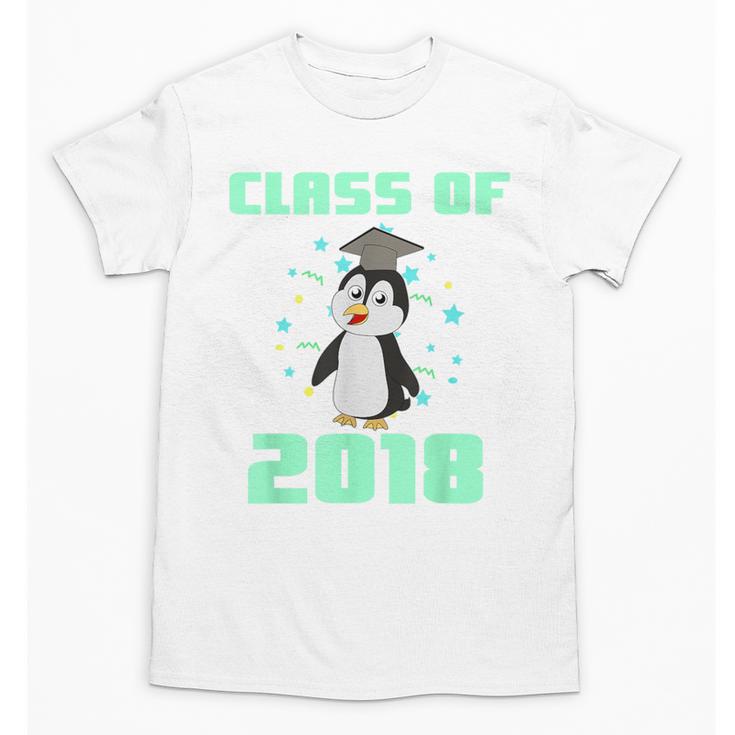 Pinguin Class 2018 Shirt Graduation  Kids Graduate Unisex T-Shirt