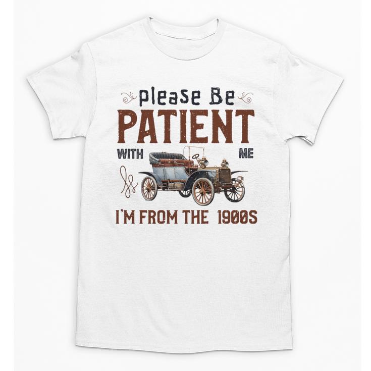 Please Be Patient I'm From The 1900s Antique Car Enthusiast Premium Tri-Blend Unisex T-Shirt